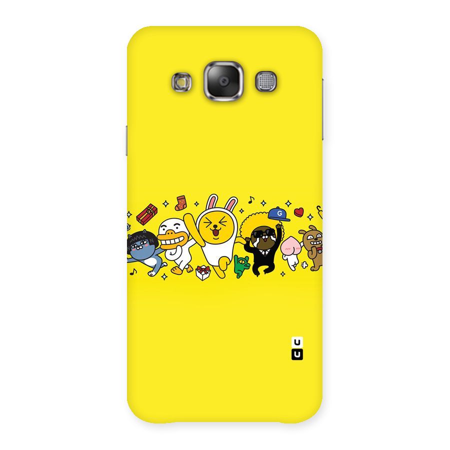 Yellow Friends Back Case for Galaxy E7