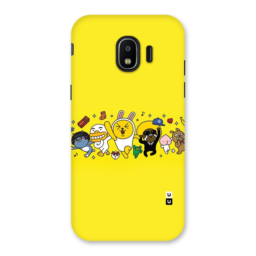 Yellow Friends Back Case for Galaxy J2 Pro 2018