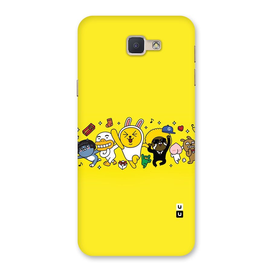Yellow Friends Back Case for Galaxy J5 Prime