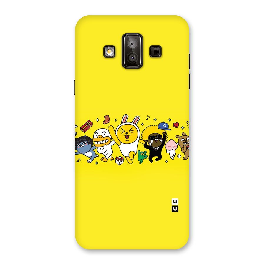 Yellow Friends Back Case for Galaxy J7 Duo