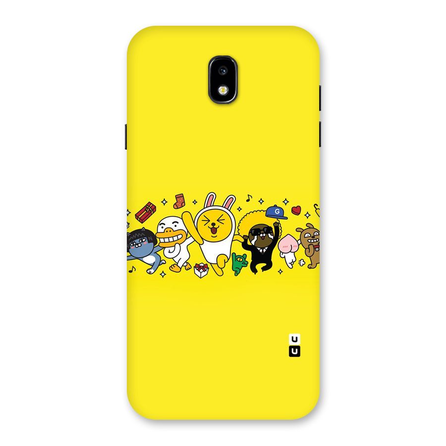 Yellow Friends Back Case for Galaxy J7 Pro