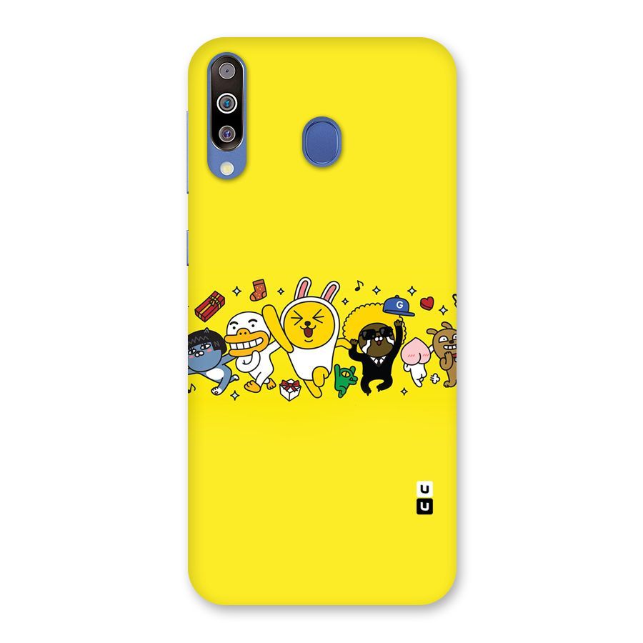 Yellow Friends Back Case for Galaxy M30
