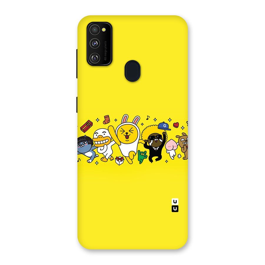 Yellow Friends Back Case for Galaxy M30s