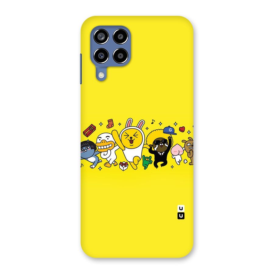 Yellow Friends Back Case for Galaxy M53 5G