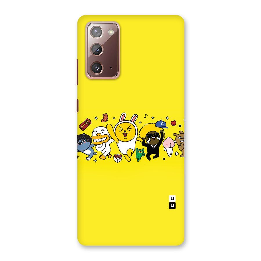 Yellow Friends Back Case for Galaxy Note 20