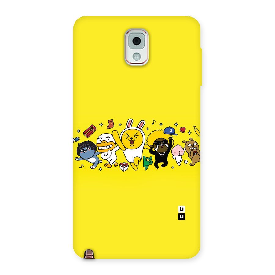 Yellow Friends Back Case for Galaxy Note 3