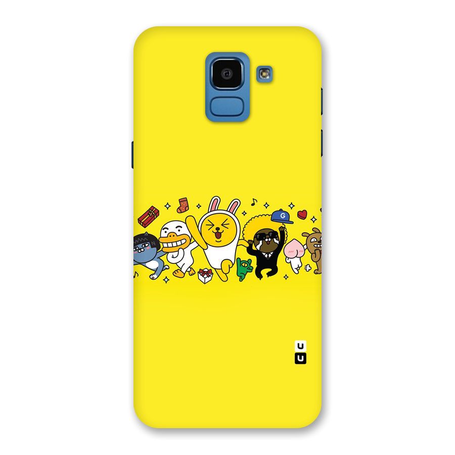 Yellow Friends Back Case for Galaxy On6