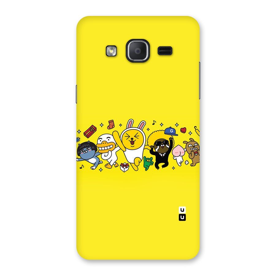Yellow Friends Back Case for Galaxy On7 2015