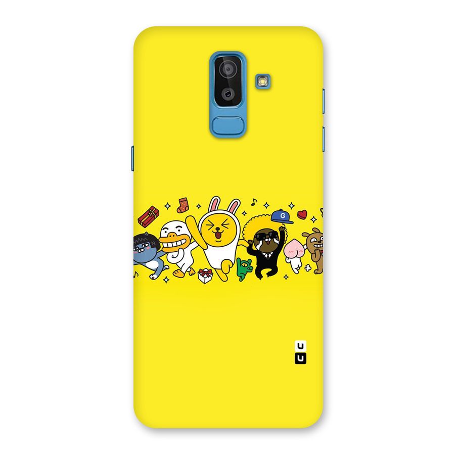 Yellow Friends Back Case for Galaxy On8 (2018)