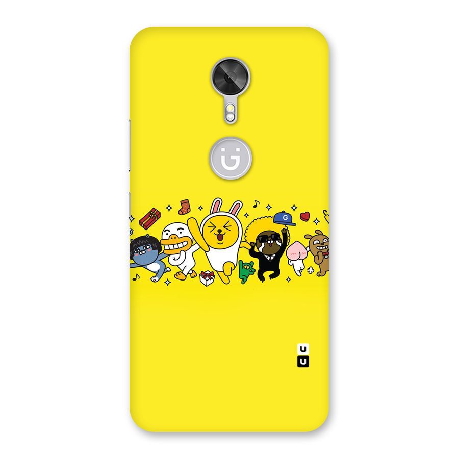 Yellow Friends Back Case for Gionee A1