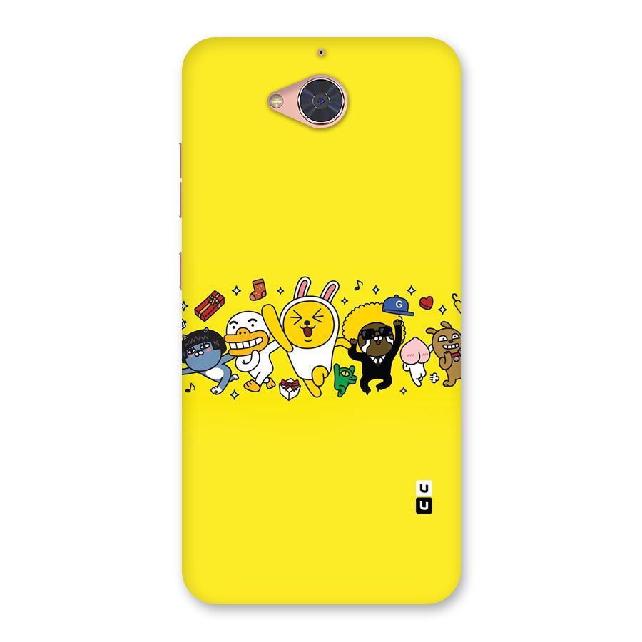 Yellow Friends Back Case for Gionee S6 Pro