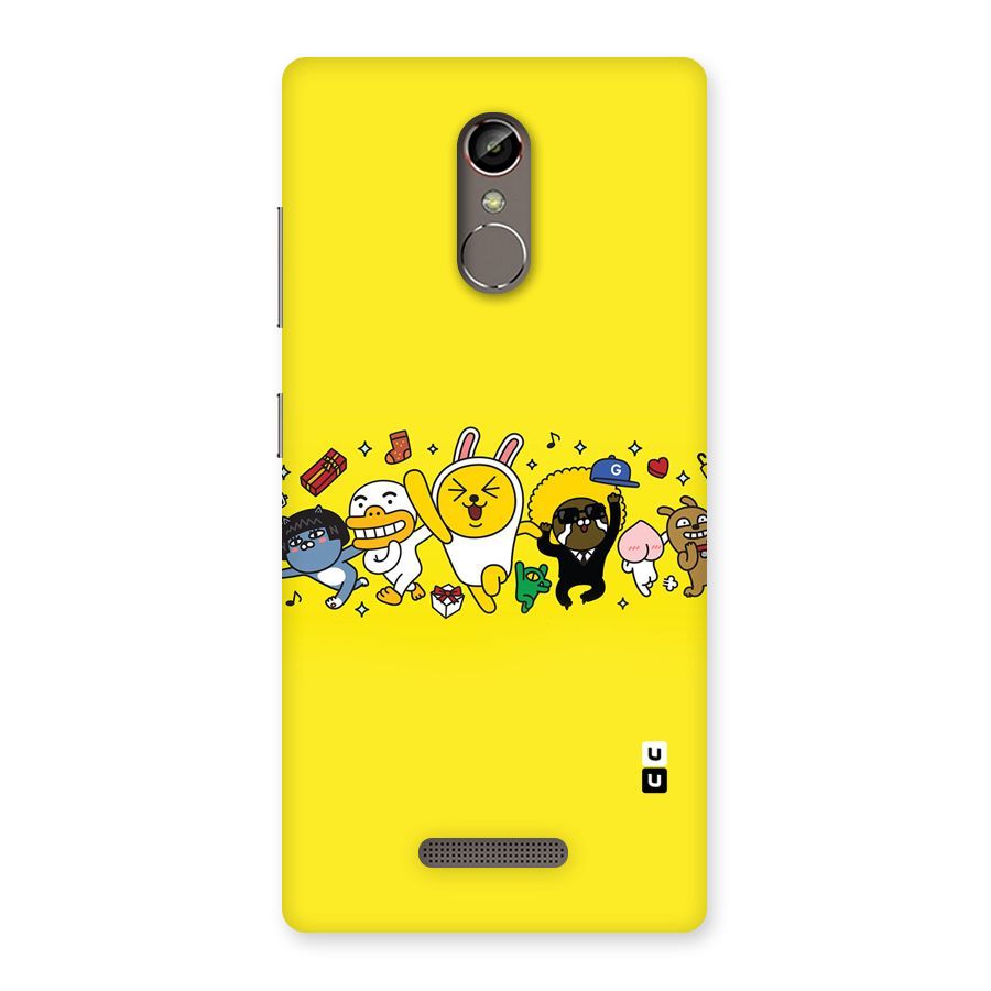 Yellow Friends Back Case for Gionee S6s