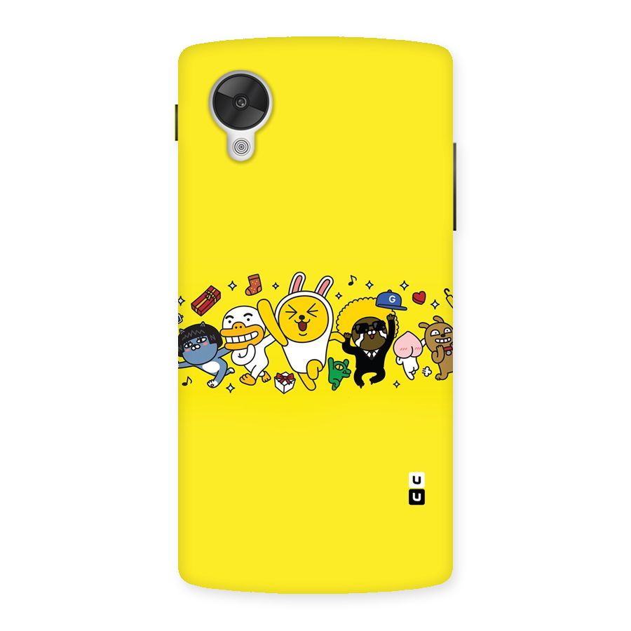 Yellow Friends Back Case for Google Nexsus 5