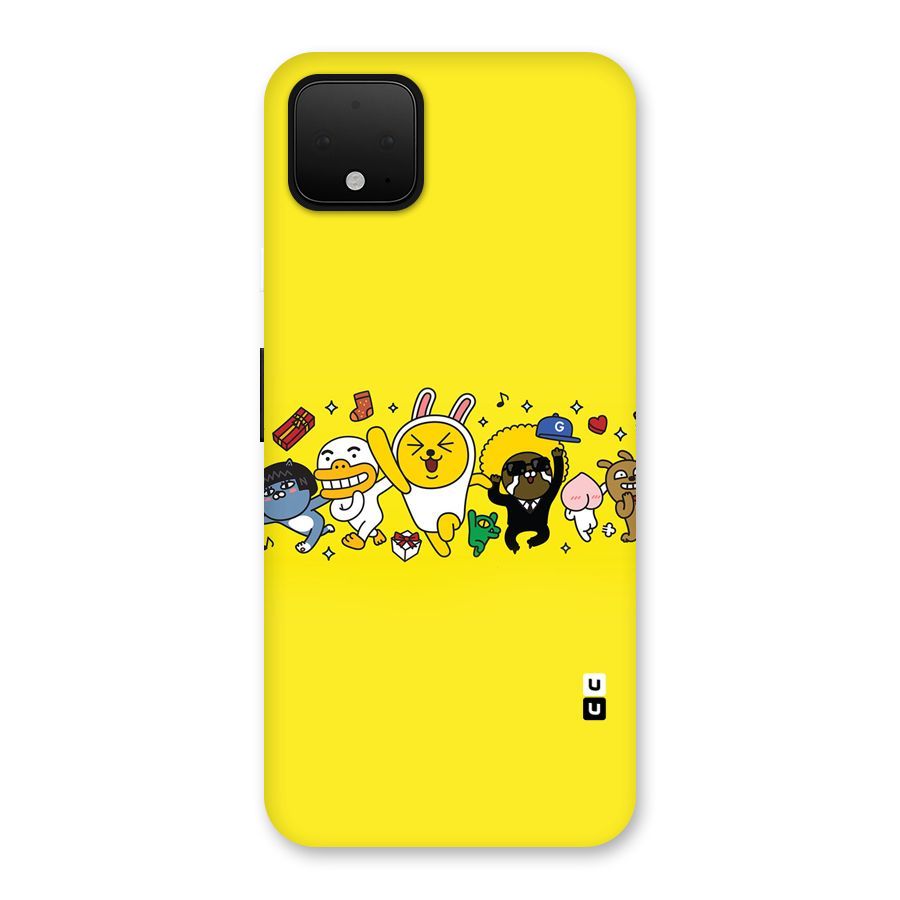 Yellow Friends Back Case for Google Pixel 4 XL