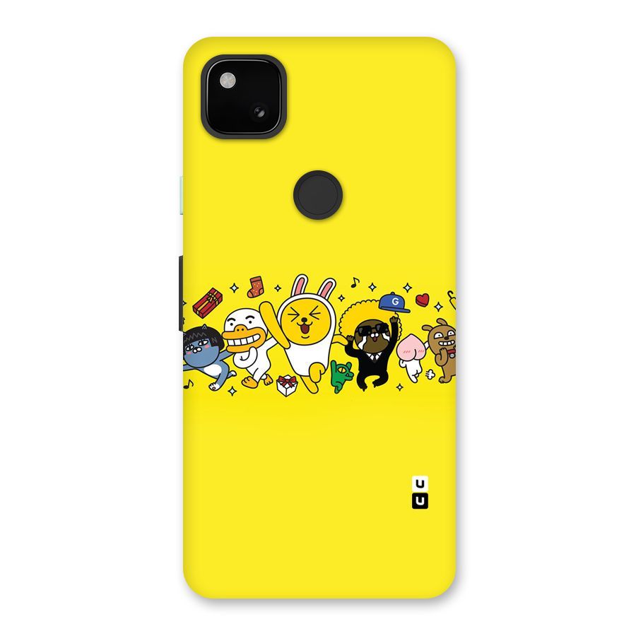 Yellow Friends Back Case for Google Pixel 4a