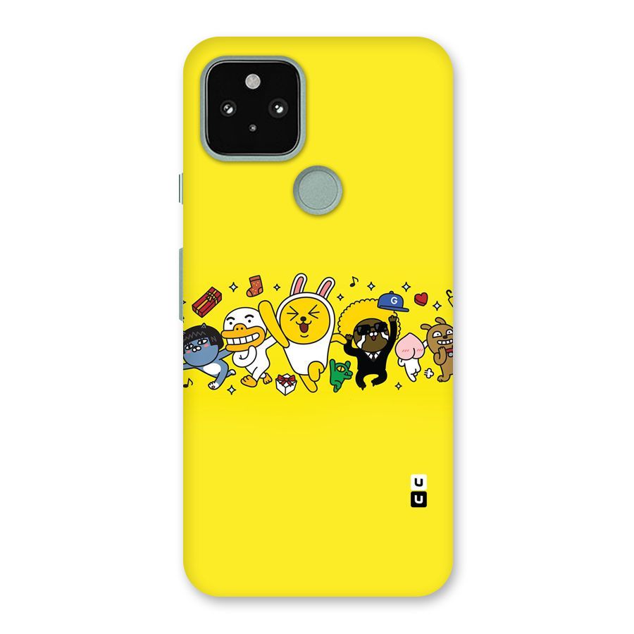 Yellow Friends Back Case for Google Pixel 5