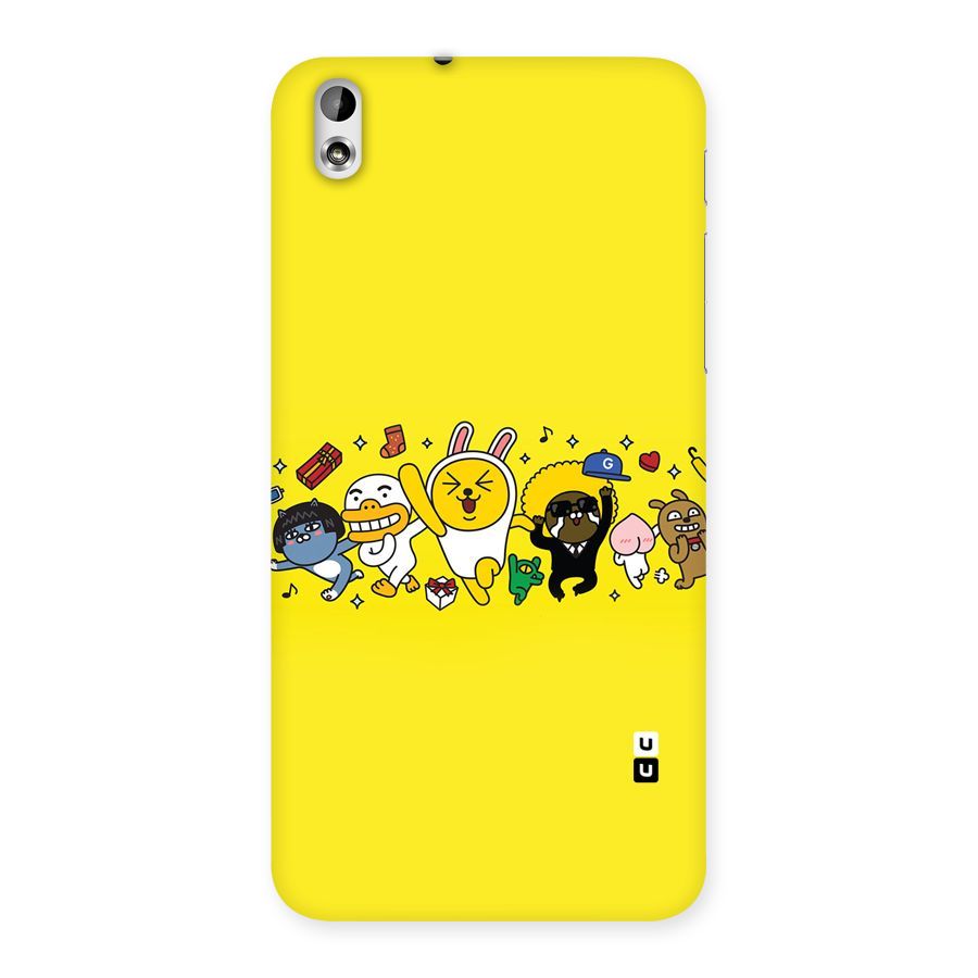Yellow Friends Back Case for HTC Desire 816
