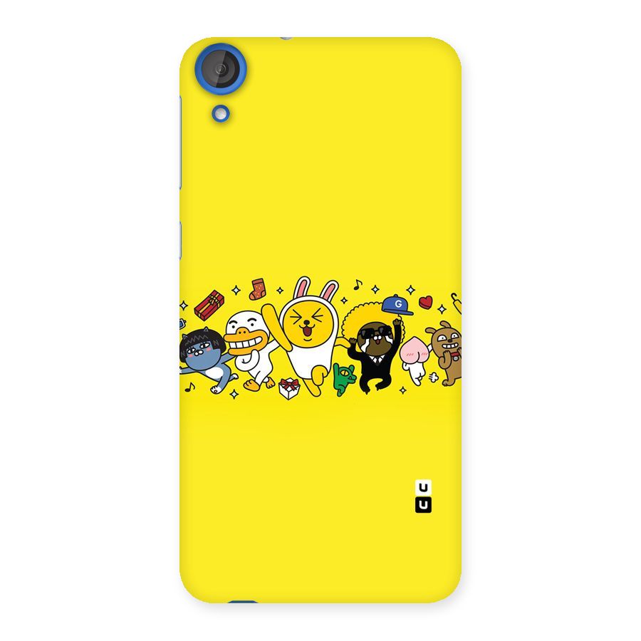 Yellow Friends Back Case for HTC Desire 820s