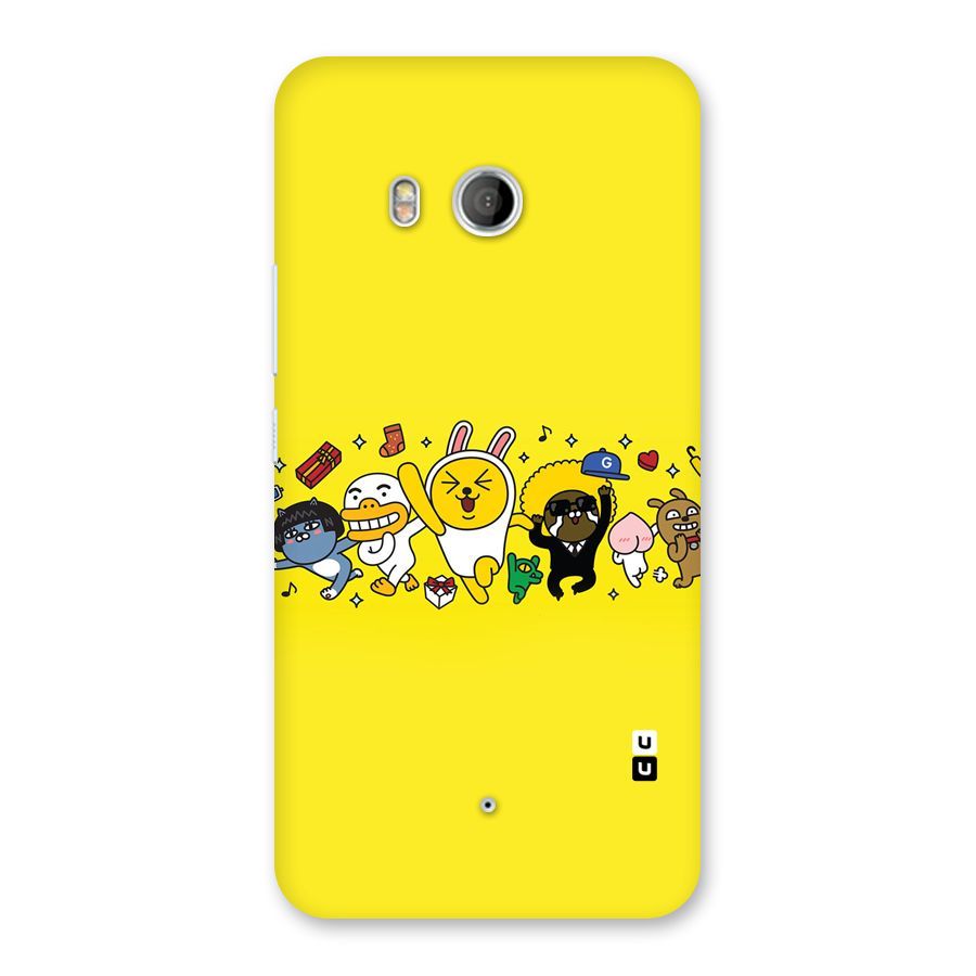 Yellow Friends Back Case for HTC U11
