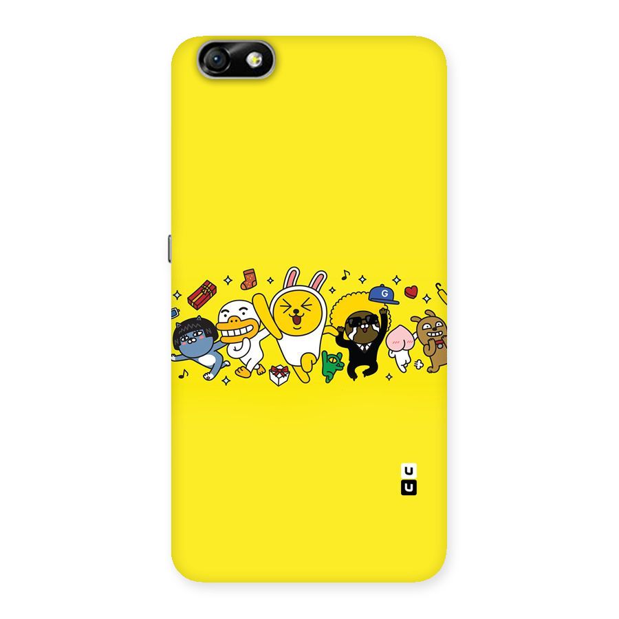 Yellow Friends Back Case for Honor 4X