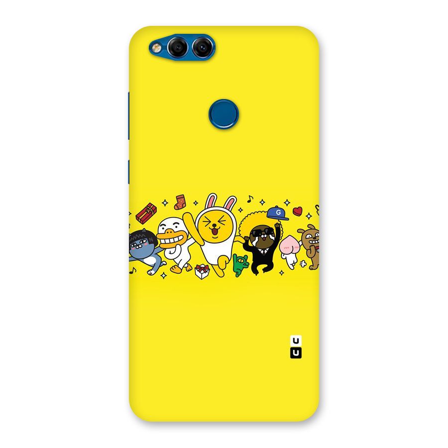 Yellow Friends Back Case for Honor 7X