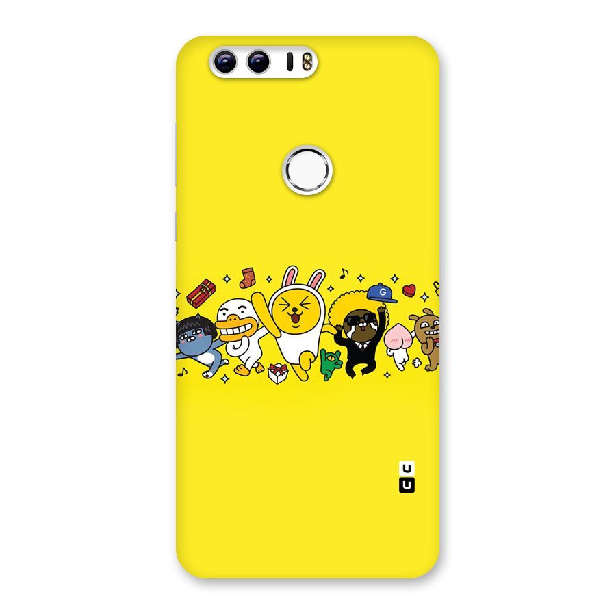 Yellow Friends Back Case for Honor 8
