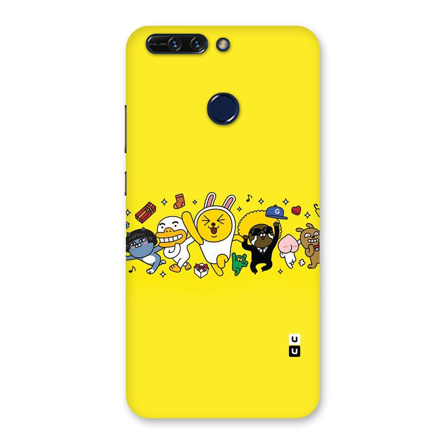 Yellow Friends Back Case for Honor 8 Pro