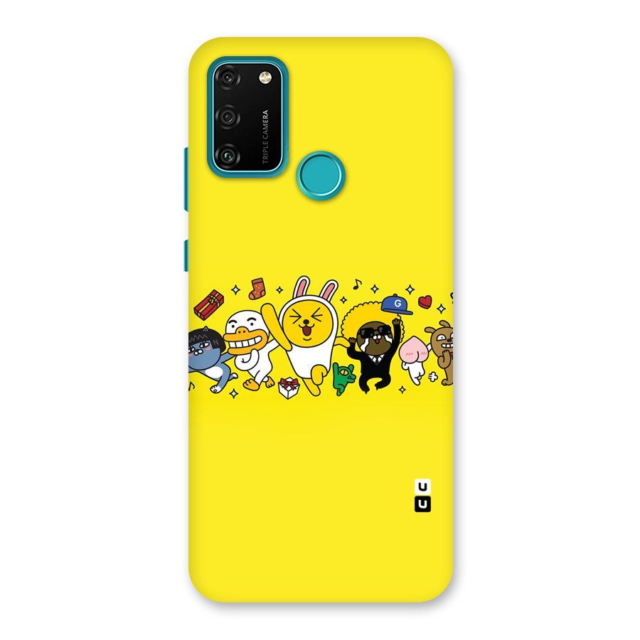 Yellow Friends Back Case for Honor 9A
