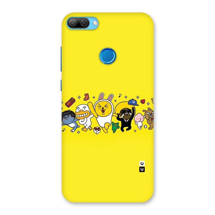 Yellow Friends Back Case for Honor 9N