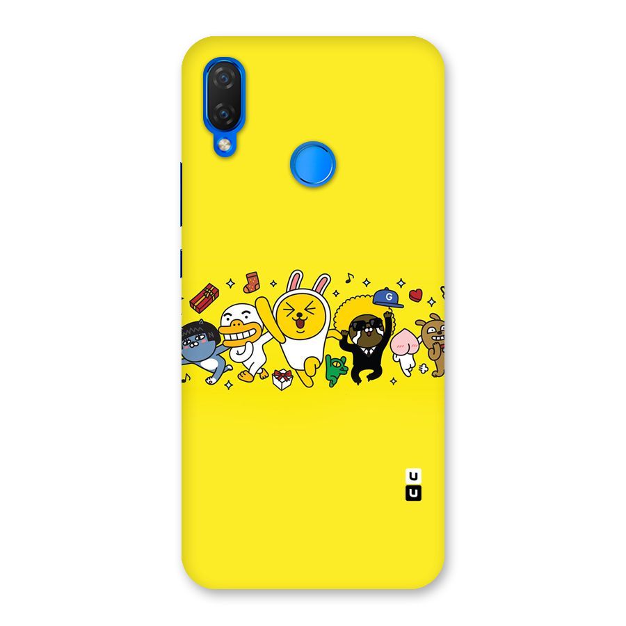 Yellow Friends Back Case for Huawei P Smart+
