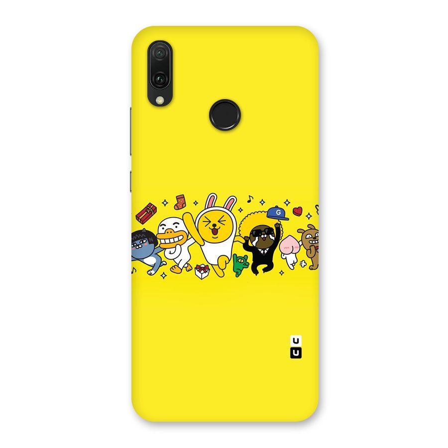Yellow Friends Back Case for Huawei Y9 (2019)