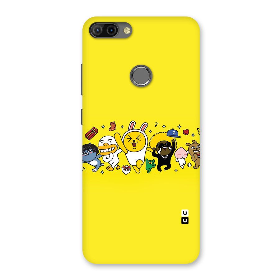 Yellow Friends Back Case for Infinix Hot 6 Pro