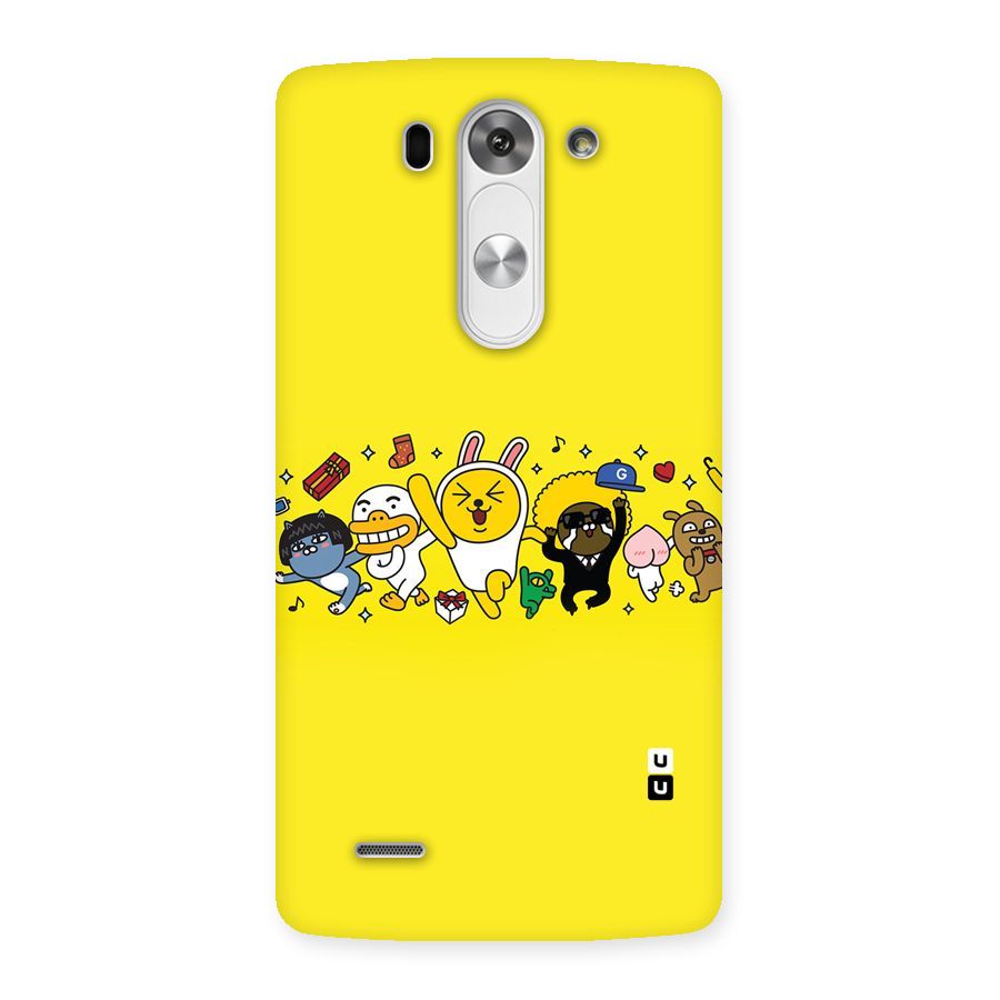 Yellow Friends Back Case for LG G3 Mini