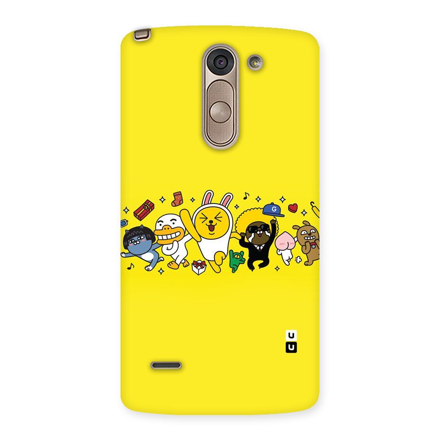 Yellow Friends Back Case for LG G3 Stylus
