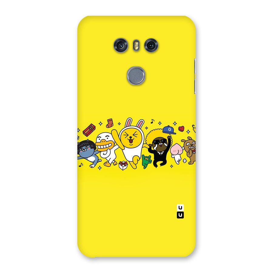 Yellow Friends Back Case for LG G6