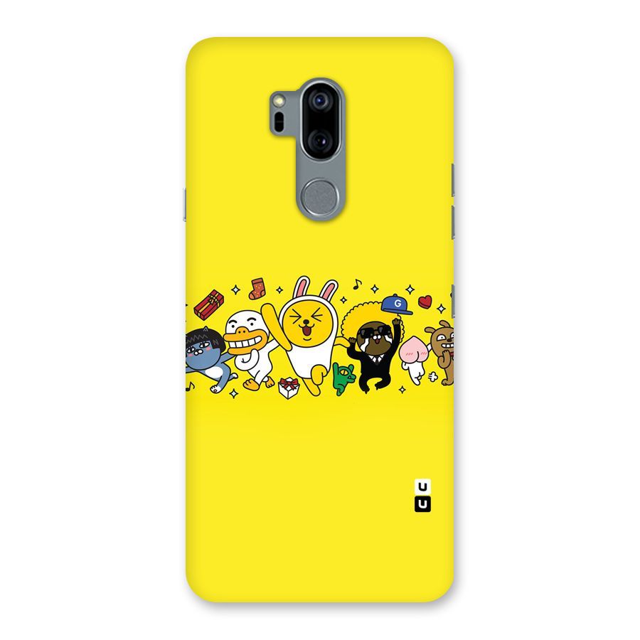 Yellow Friends Back Case for LG G7