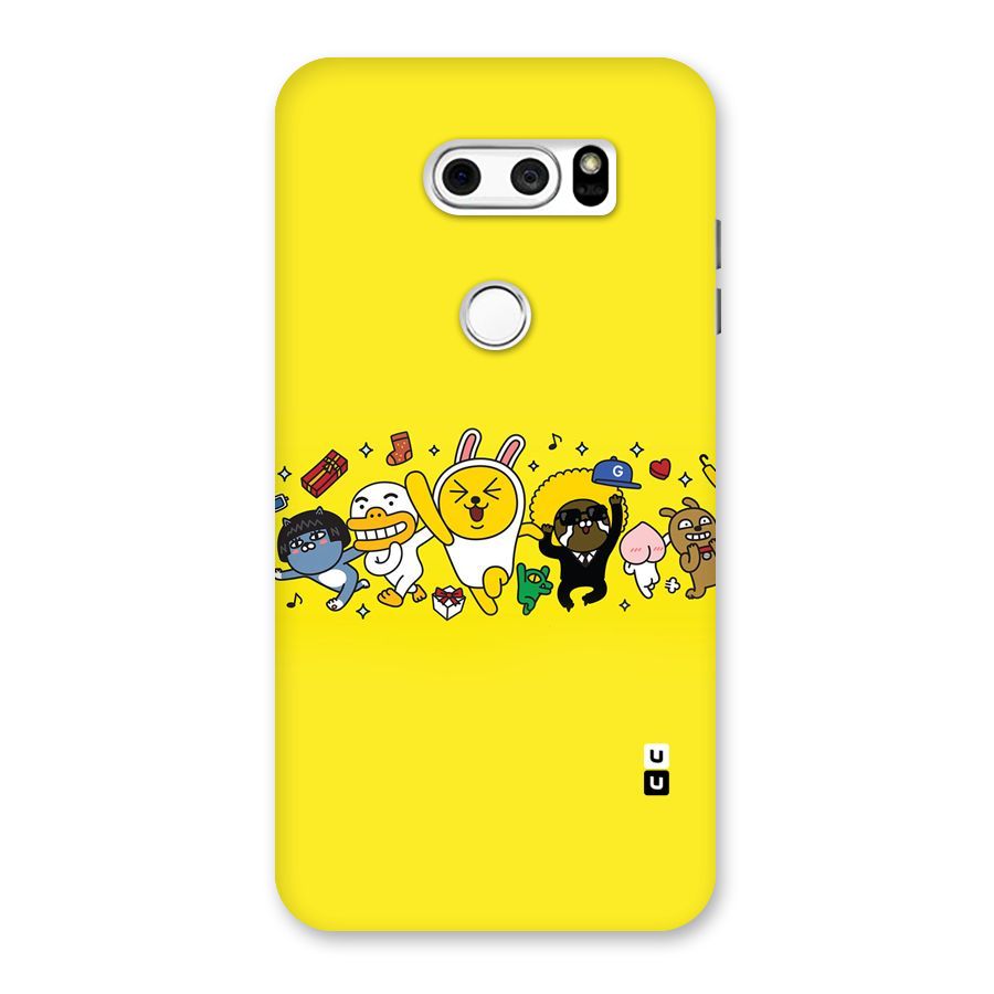 Yellow Friends Back Case for LG V30