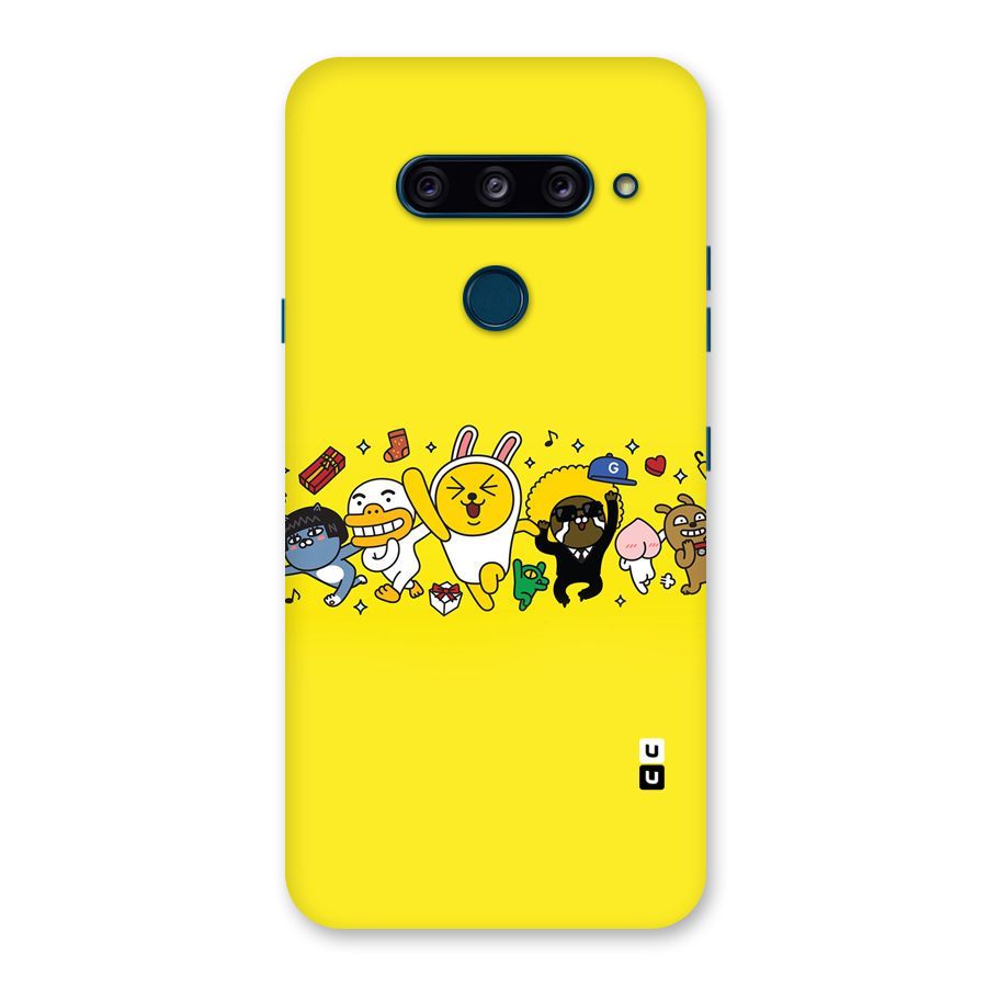 Yellow Friends Back Case for LG  V40 ThinQ