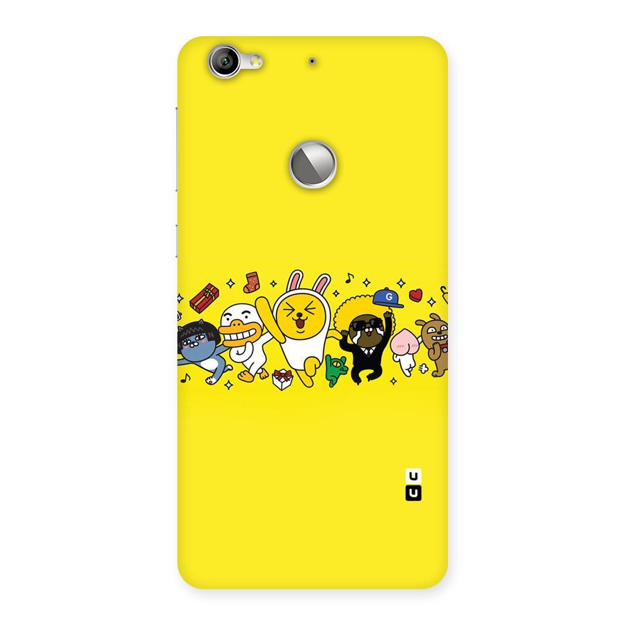 Yellow Friends Back Case for LeTV Le 1s