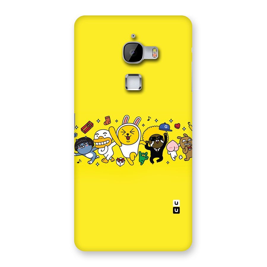 Yellow Friends Back Case for LeTv Le Max