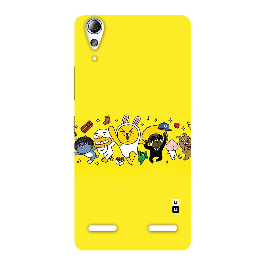 Yellow Friends Back Case for Lenovo A6000