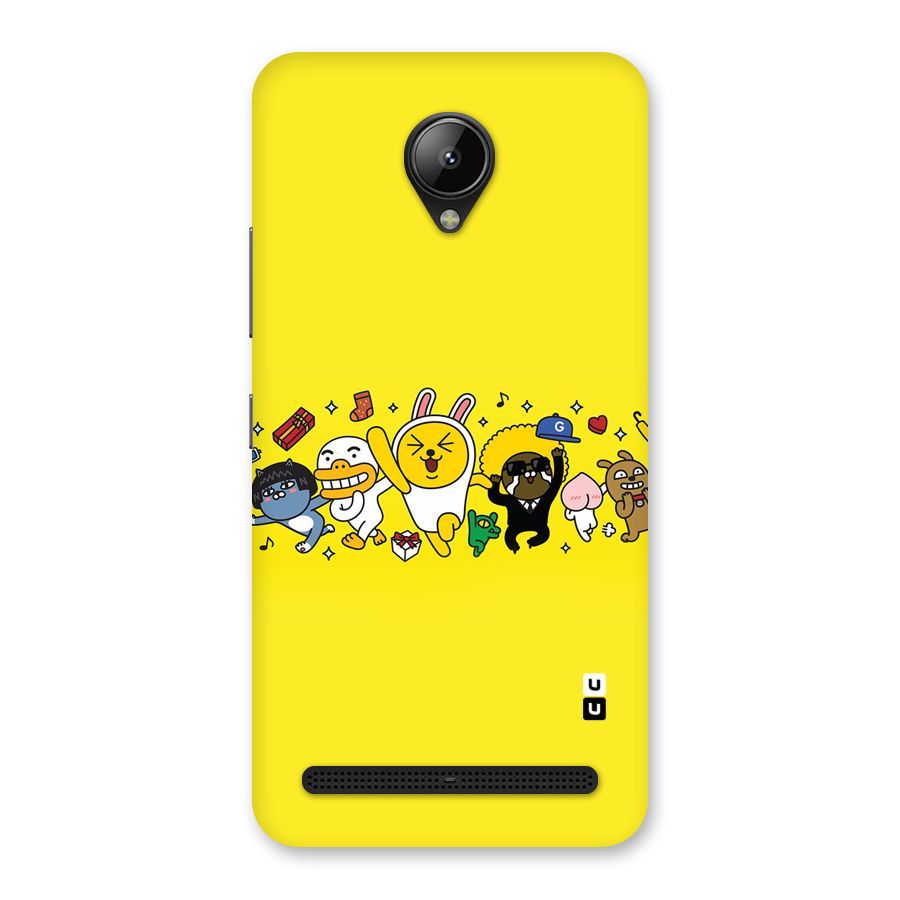 Yellow Friends Back Case for Lenovo C2