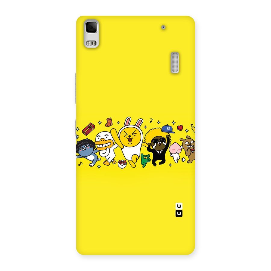 Yellow Friends Back Case for Lenovo K3 Note