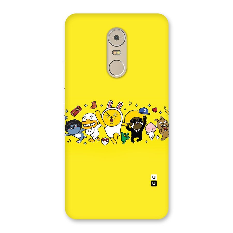 Yellow Friends Back Case for Lenovo K6 Note