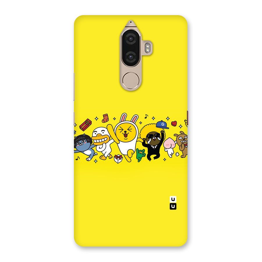 Yellow Friends Back Case for Lenovo K8 Note
