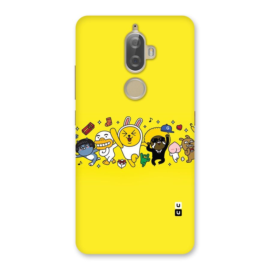 Yellow Friends Back Case for Lenovo K8 Plus