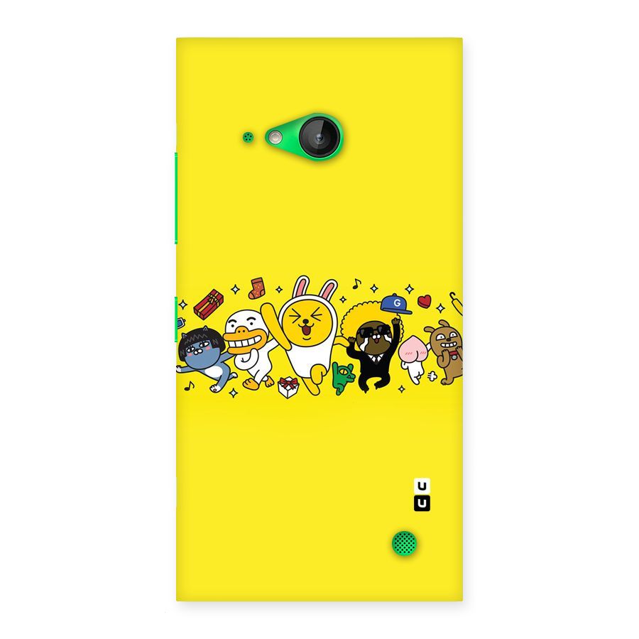 Yellow Friends Back Case for Lumia 730
