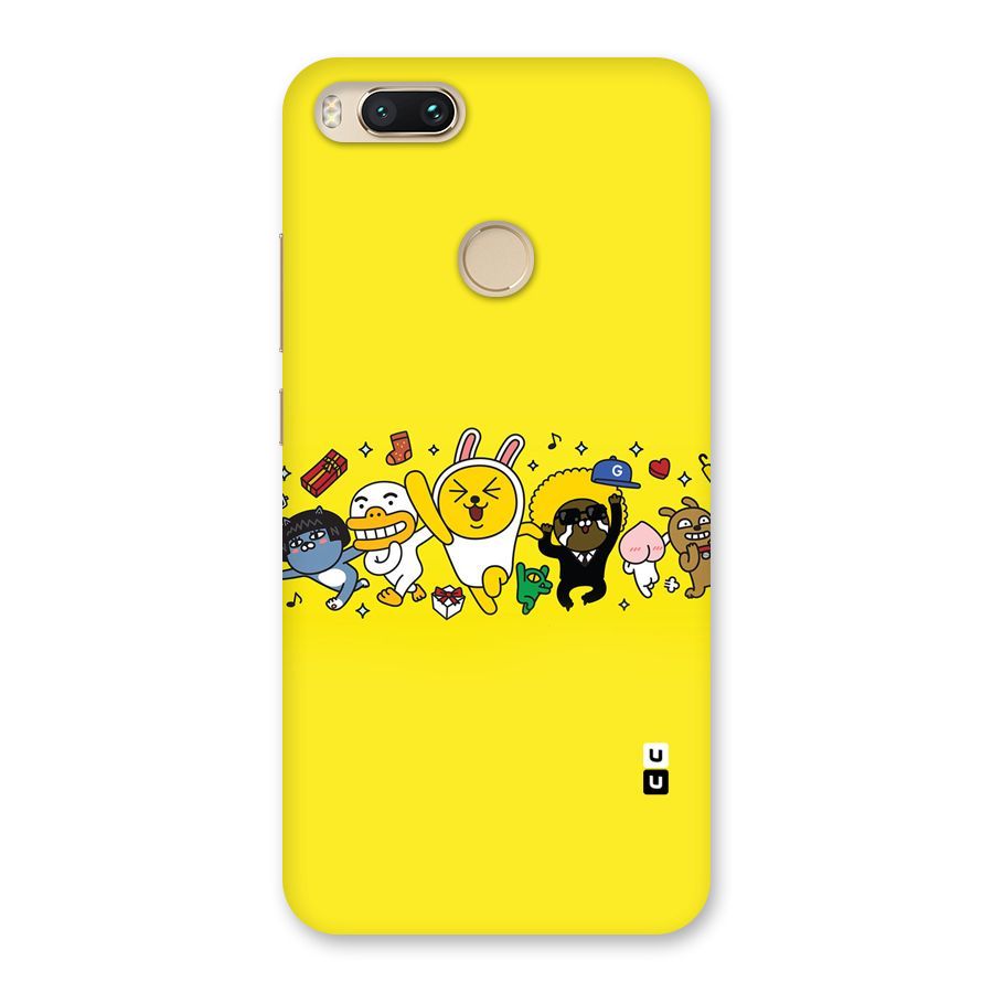 Yellow Friends Back Case for Mi A1