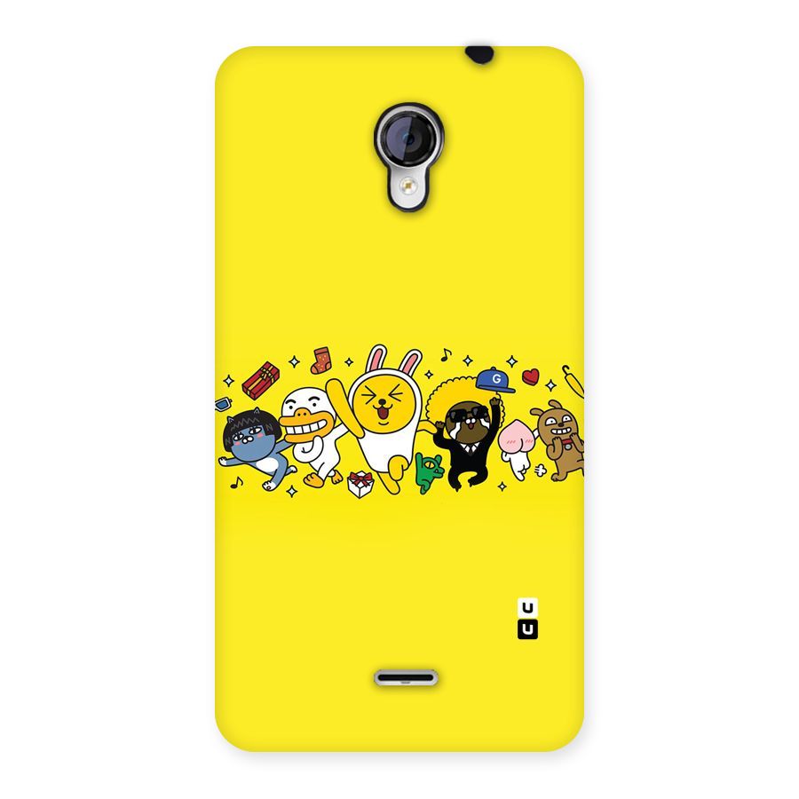 Yellow Friends Back Case for Micromax Unite 2 A106