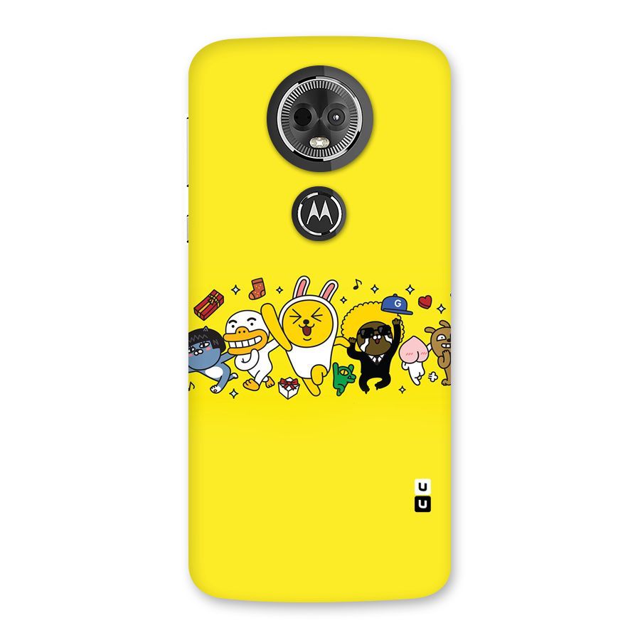 Yellow Friends Back Case for Moto E5 Plus